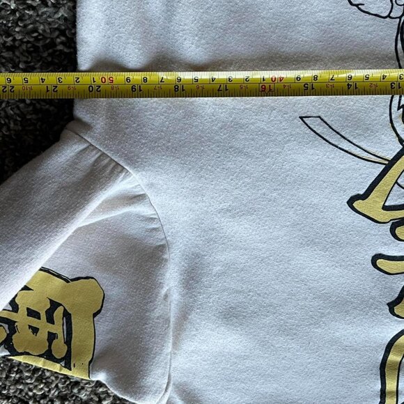 White Street Fighter Mens Medium Hoodie, Gaming Pullover Japanese Manga Hoodie - Picture 6 of 8